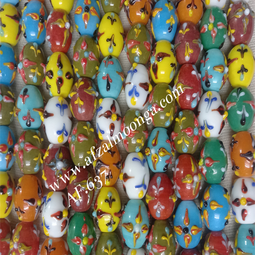 fancy glass beads