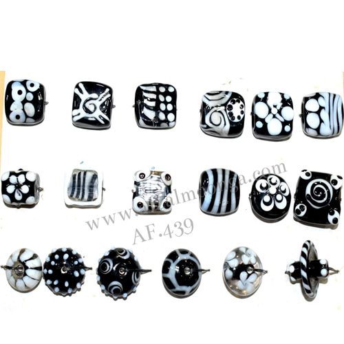 fancy glass beads