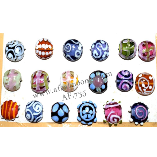 fancy glass beads
