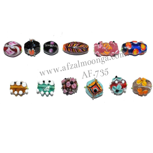 fancy glass beads