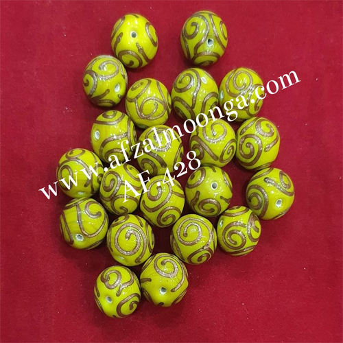 fancy glass beads