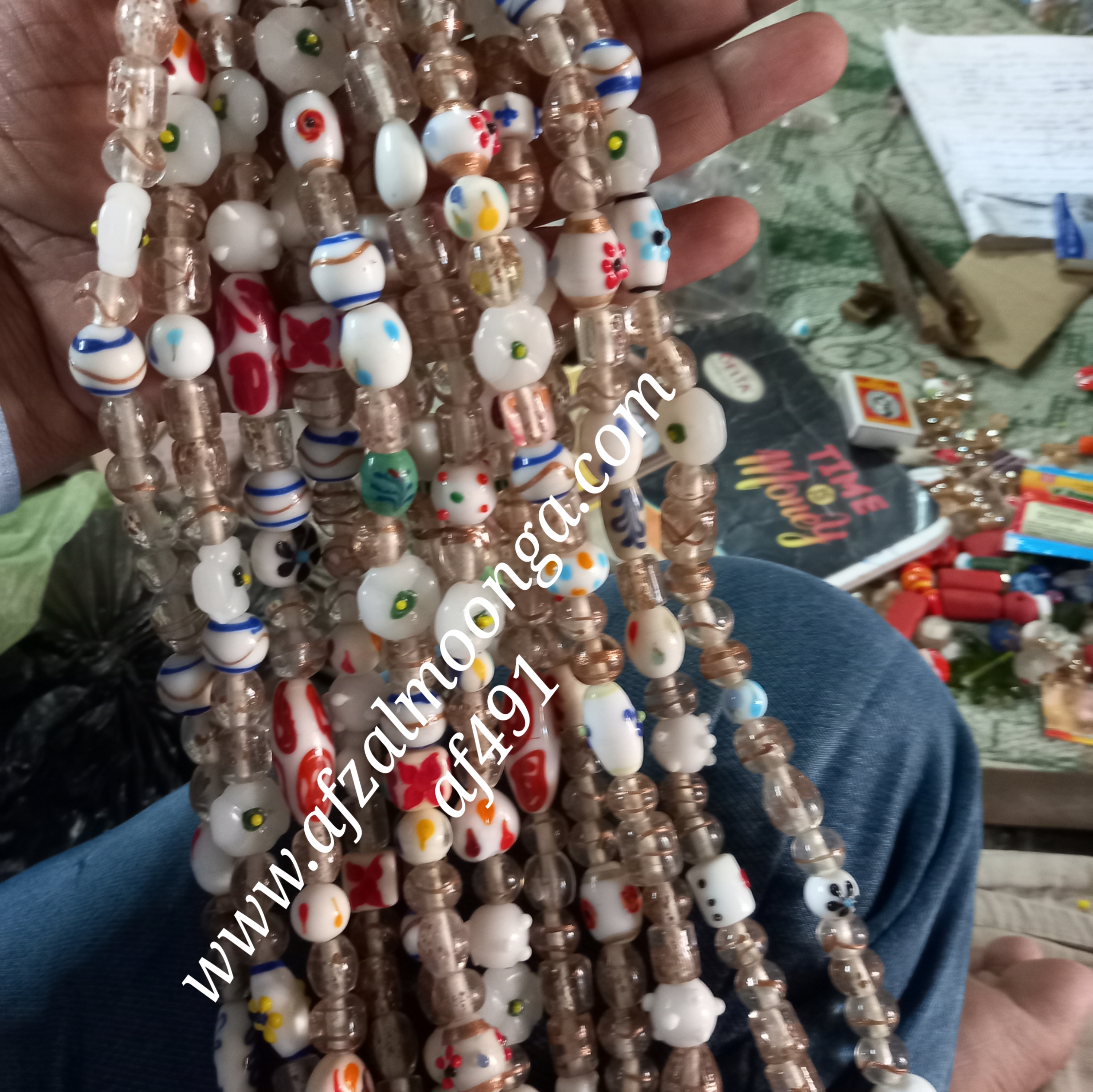 fancy glass beads