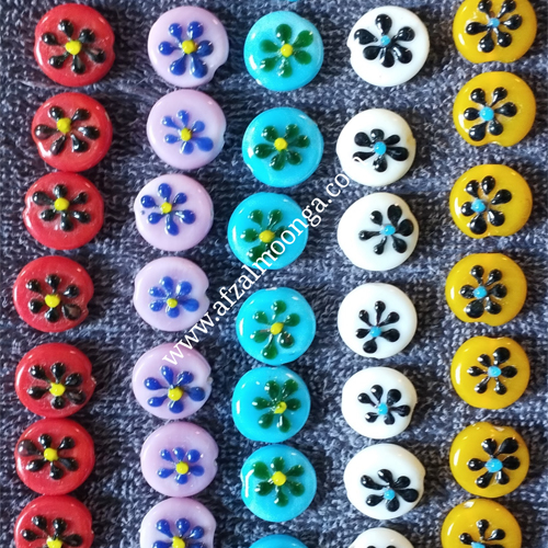 hot fancy glass beads
