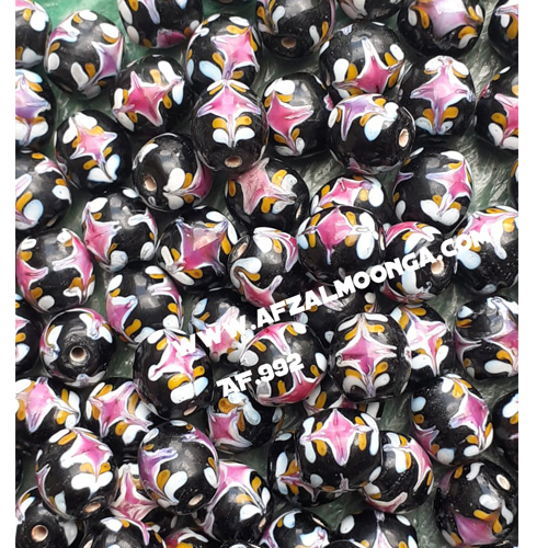 fancy glass beads