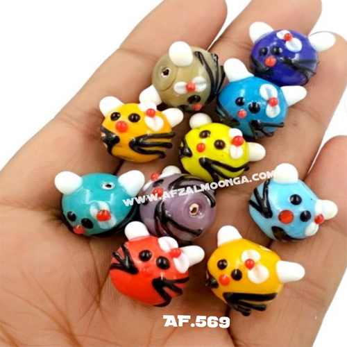 fancy glass beads
