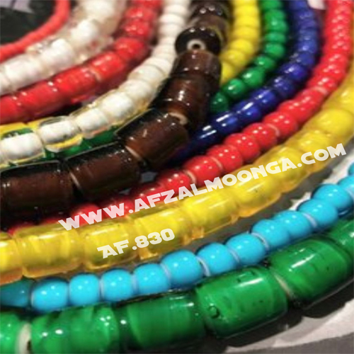 white Heart beads