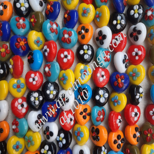 fancy glass beads