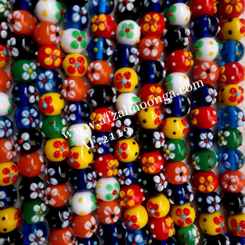 fancy glass beads