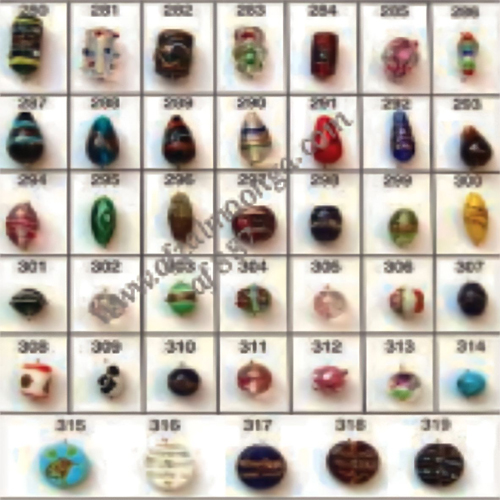 fancy glass beads