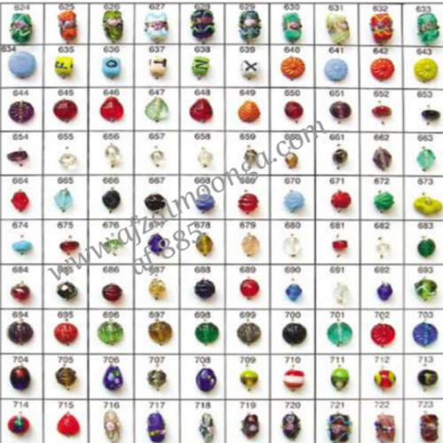 fancy glass beads