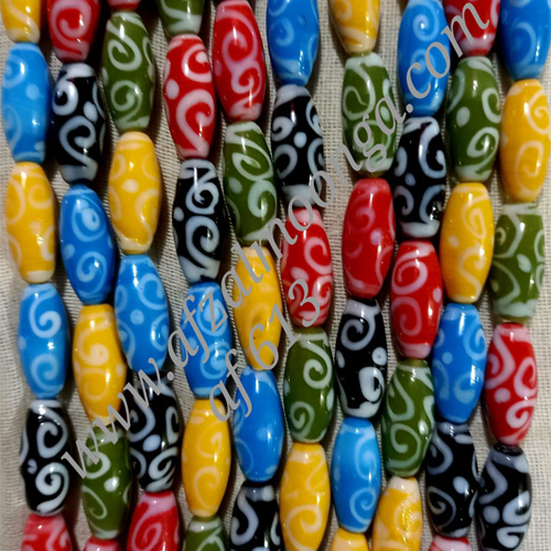 fancy glass beads